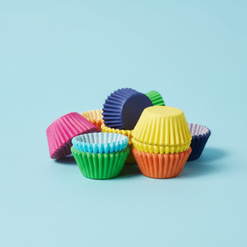 Mini Fluted Baking Cups Assortment