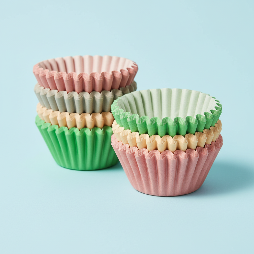 Elegant Pastel Baking Cup Collection