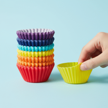 Reusable Silicone Baking Cups Set