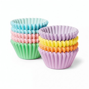 Pastel Rainbow Baking Cups Set