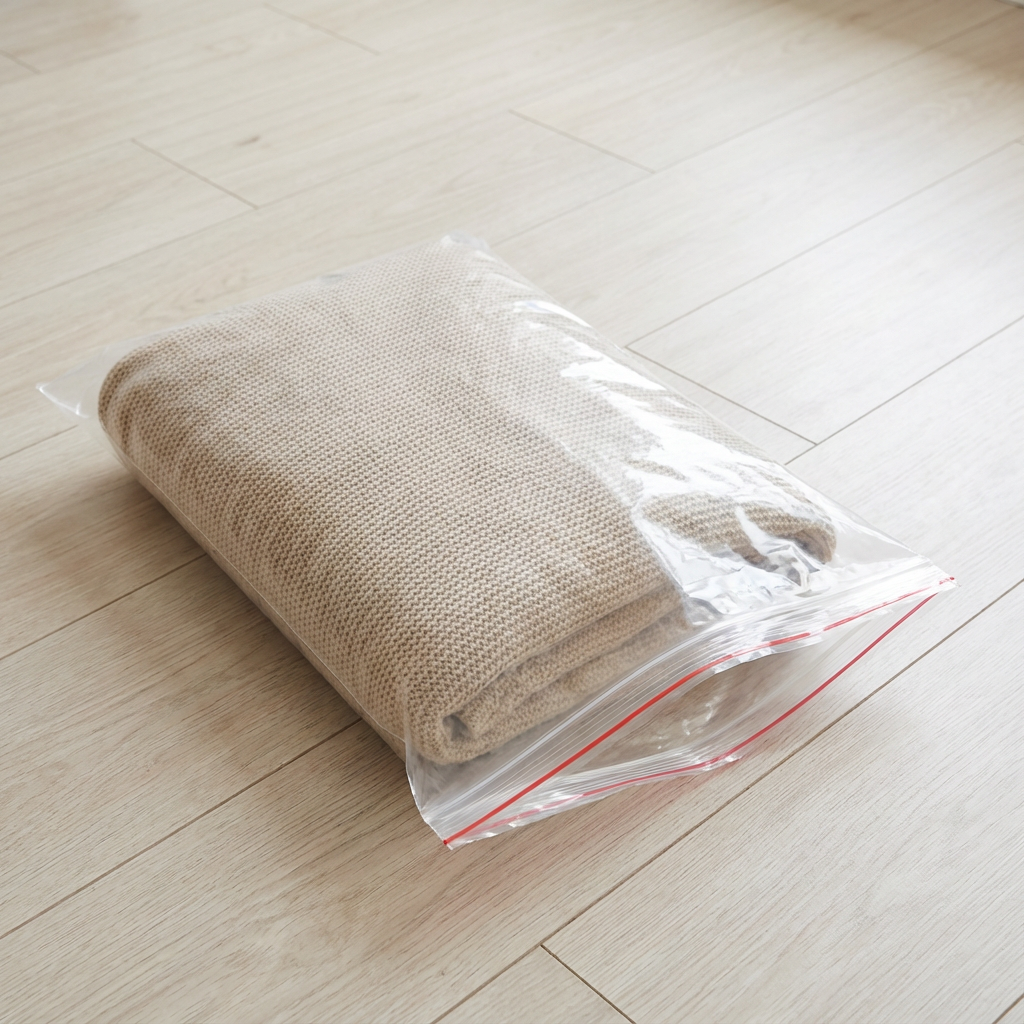 Large Clear PE Document & Blanket Storage Bags