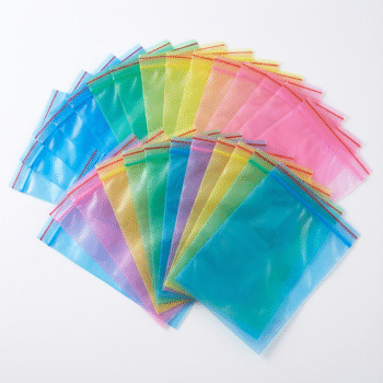 Colored Tint PE Resealable Bags for Organization