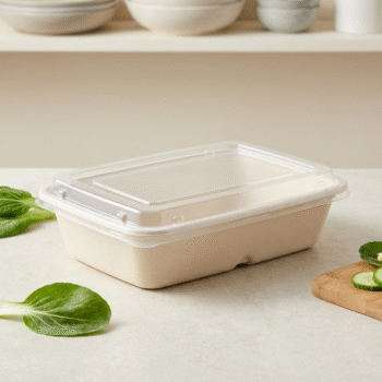 Freezer & Microwave Safe Sugarcane Bagasse Food Storage Boxes