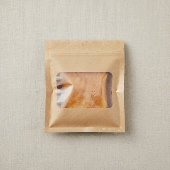 Kraft PE Coated Food Pouch with Viewing Panel