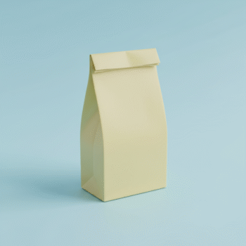 Small PE Coated Bread Bag with Folded Top