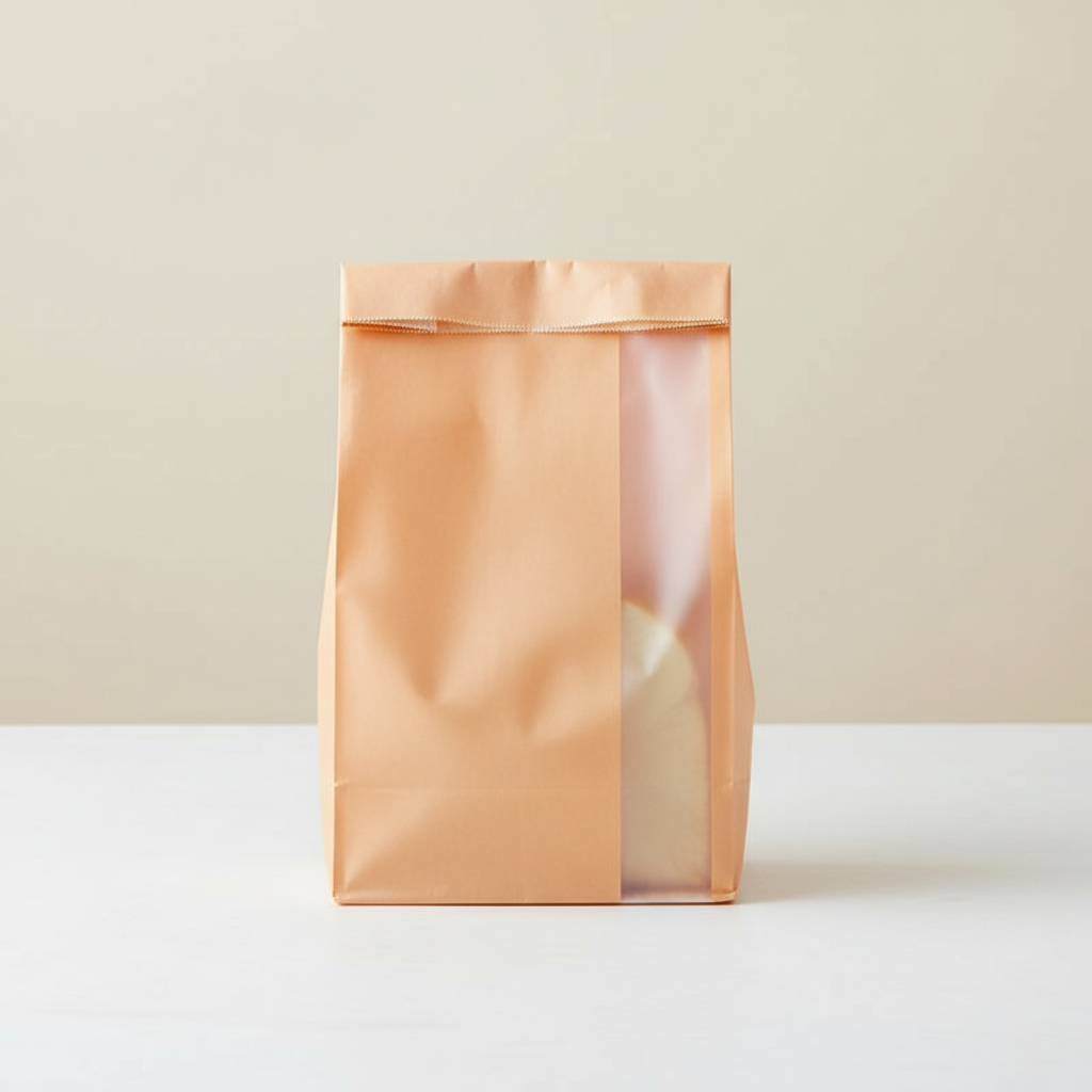 Medium PE Coated Toast Bag with Translucent Side