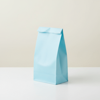 Light Blue PE Coated Sandwich Bag