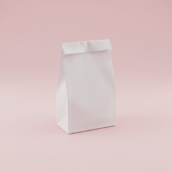 Small White PE Coated Treat Bag