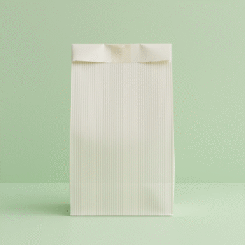 PE Coated Bag with Vertical Stripe Pattern