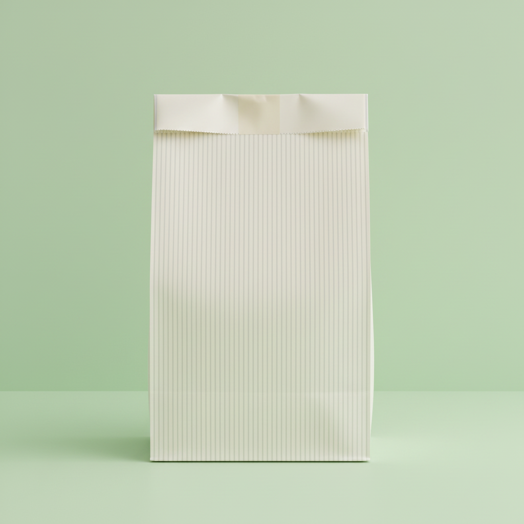 PE Coated Bag with Vertical Stripe Pattern