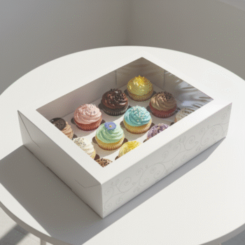 Large Clear-Top Bakery Box for Mini Cupcakes
