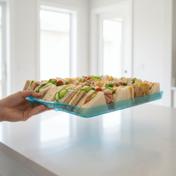 Translucent Handled Party Platters