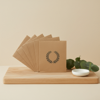 Rustic Kraft Custom Branded Napkins