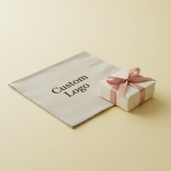 Celebration Custom Logo Napkin with Gift