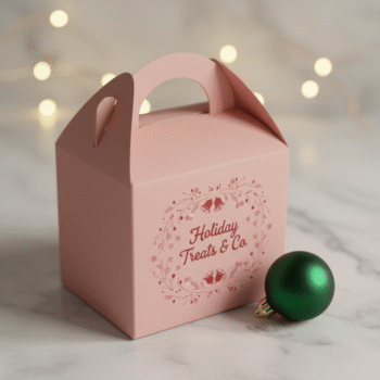 Dusty Rose Holiday Treat Box