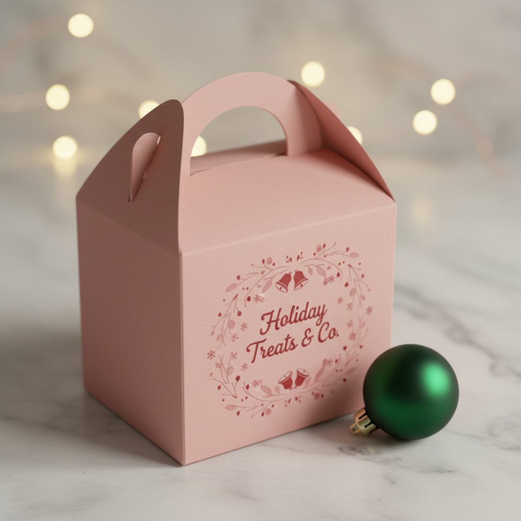 Dusty Rose Holiday Treat Box
