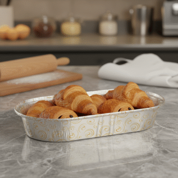 Elegant Swirl Pastry Tray