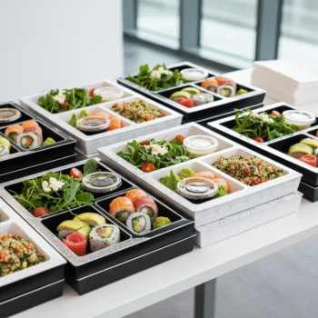 Sleek Professional Catering Trays