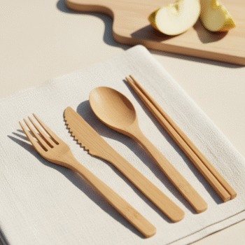Eco-Friendly Bamboo Utensil Set