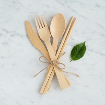 Eco-Friendly Bamboo Utensil Kit