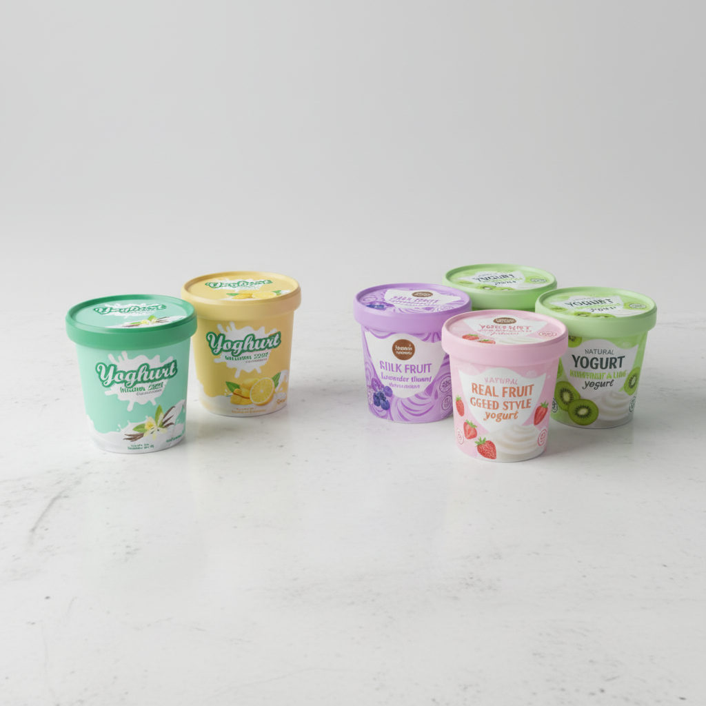 Pastel Stackable Yogurt Cup Set