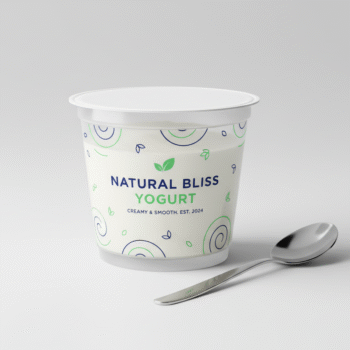 Modern Clear Yogurt Container