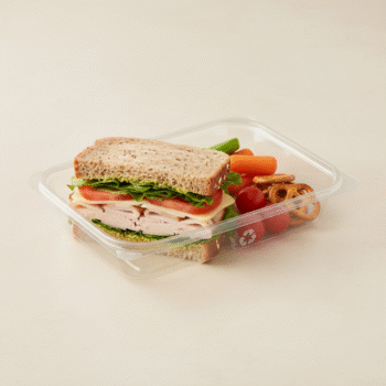 Undivided Plastic Meal Container