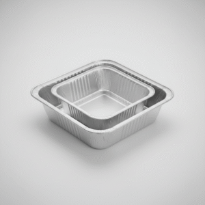 Aluminum foil food container