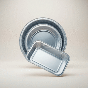 Aluminum foil pizza tray