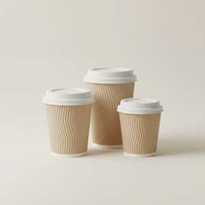 Ripple wall paper cups