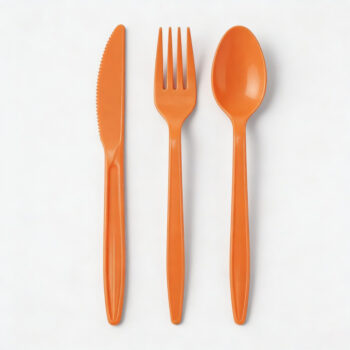Vibrant Kids' Party Plastic Cutlery Pack