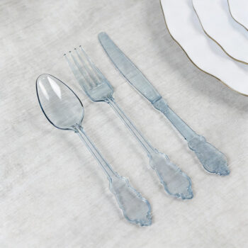 Pastel Assorted Reusable Plastic Cutlery Set