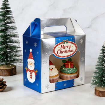 Festive Window Cupcake Box