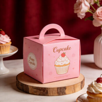 Elegant Single Cupcake Box