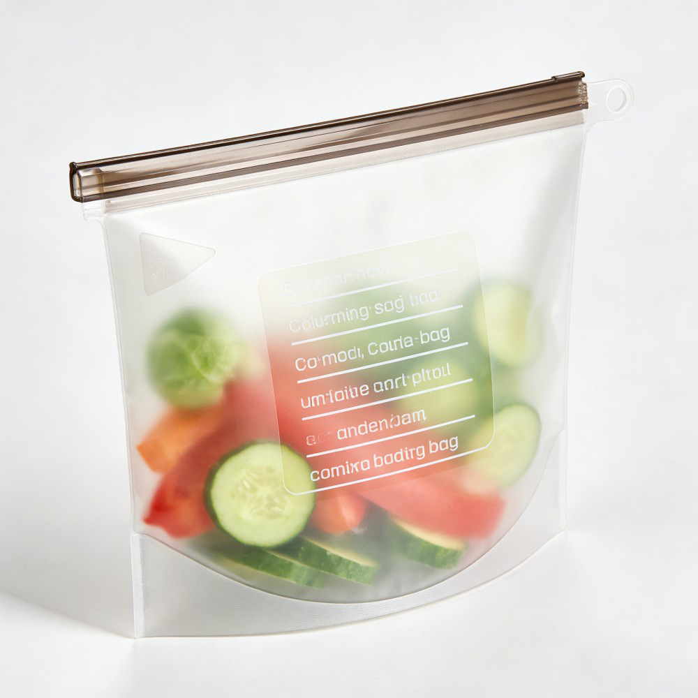 Frosted PE Resealable Pouch Bags with Matte Finish