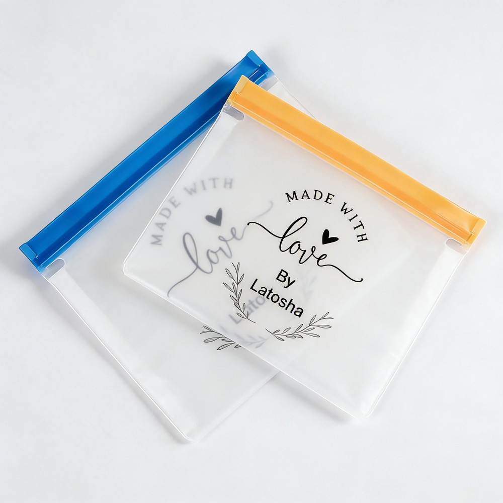 Pint Size Plastic Freezer Bags with Zipper Seal