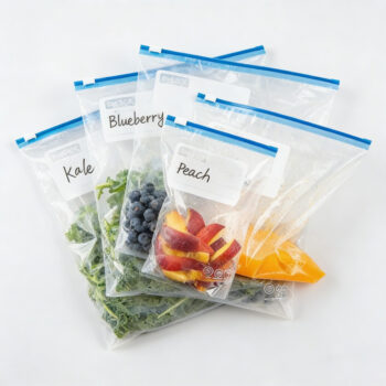Slider Seal Freezer Bags Assorted Sizes Pack
