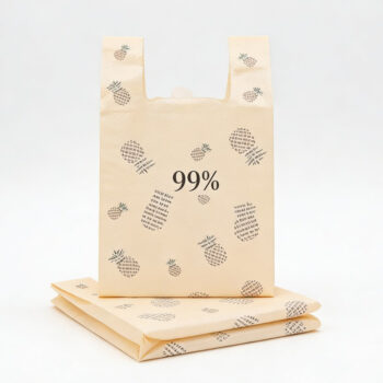 Bulk Pack 100% Compostable T-Shirt Shopping Bags