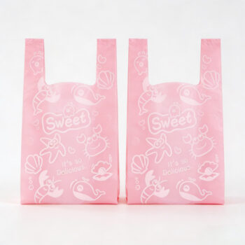Pastel Colored Compostable Boutique Bags