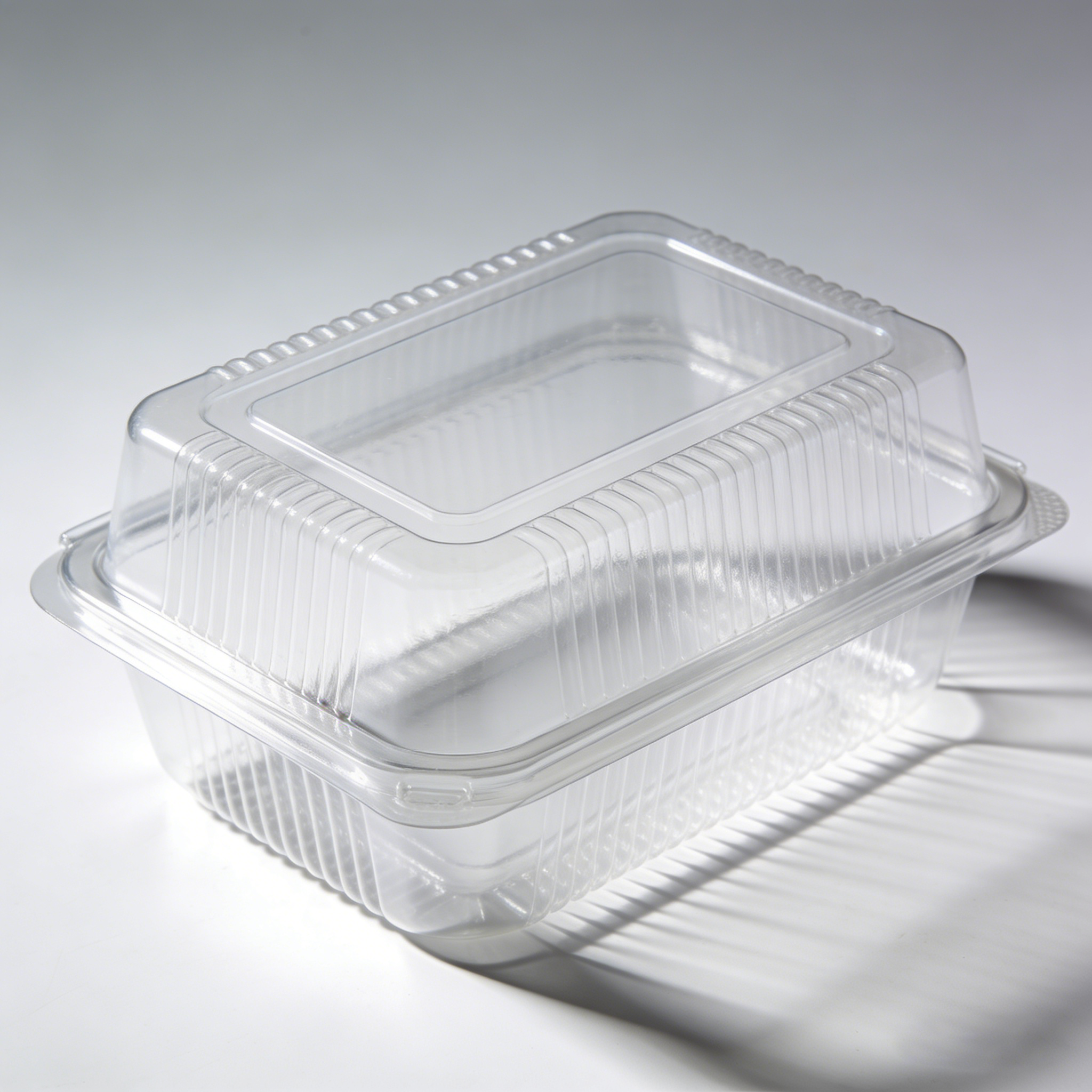 Clear Rectangular Food Container
