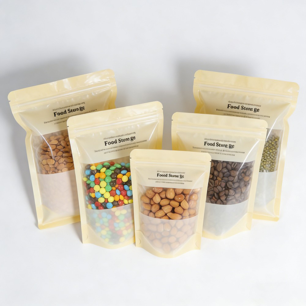 Stand-Up Gusseted PE Sealable Pouches