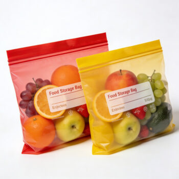 Earth Tone Reusable Silicone Food Bags