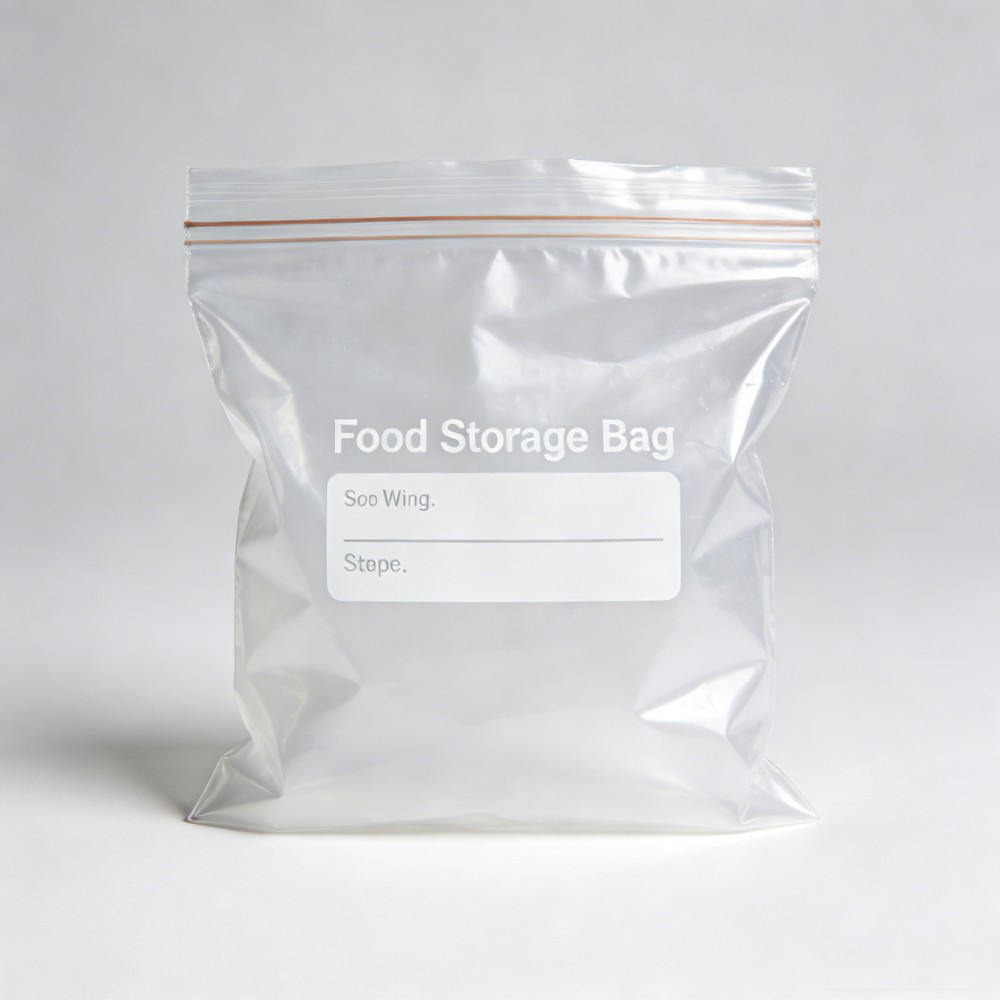 Custom Clear Plastic Freezer Bags