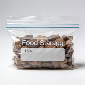 Freezer-Safe Resealable Food Bag for Meats