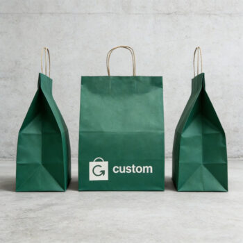 Tamper-Evident Kraft Food Delivery Bag with Security Seal