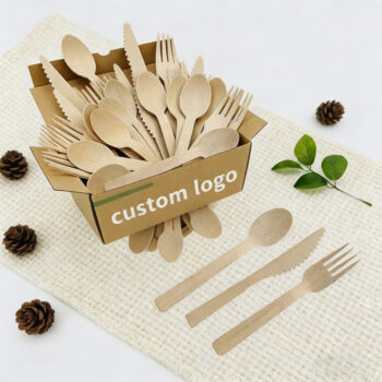 Biodegradable Bamboo Plate & Utensils