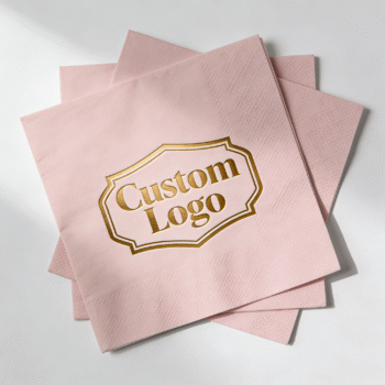 Elegant Custom Logo Dinner Napkins 2BWY