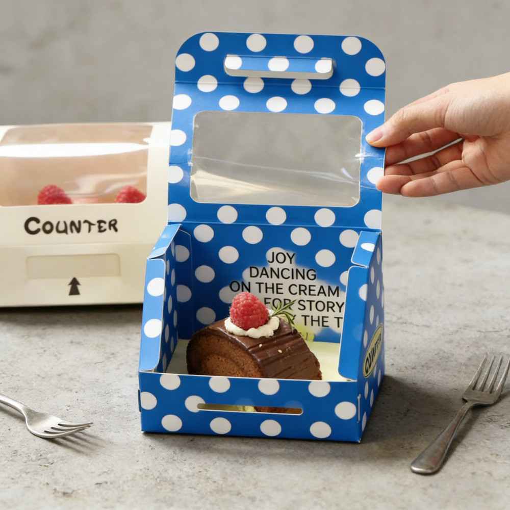 Elegant Single Cupcake Packaging Box