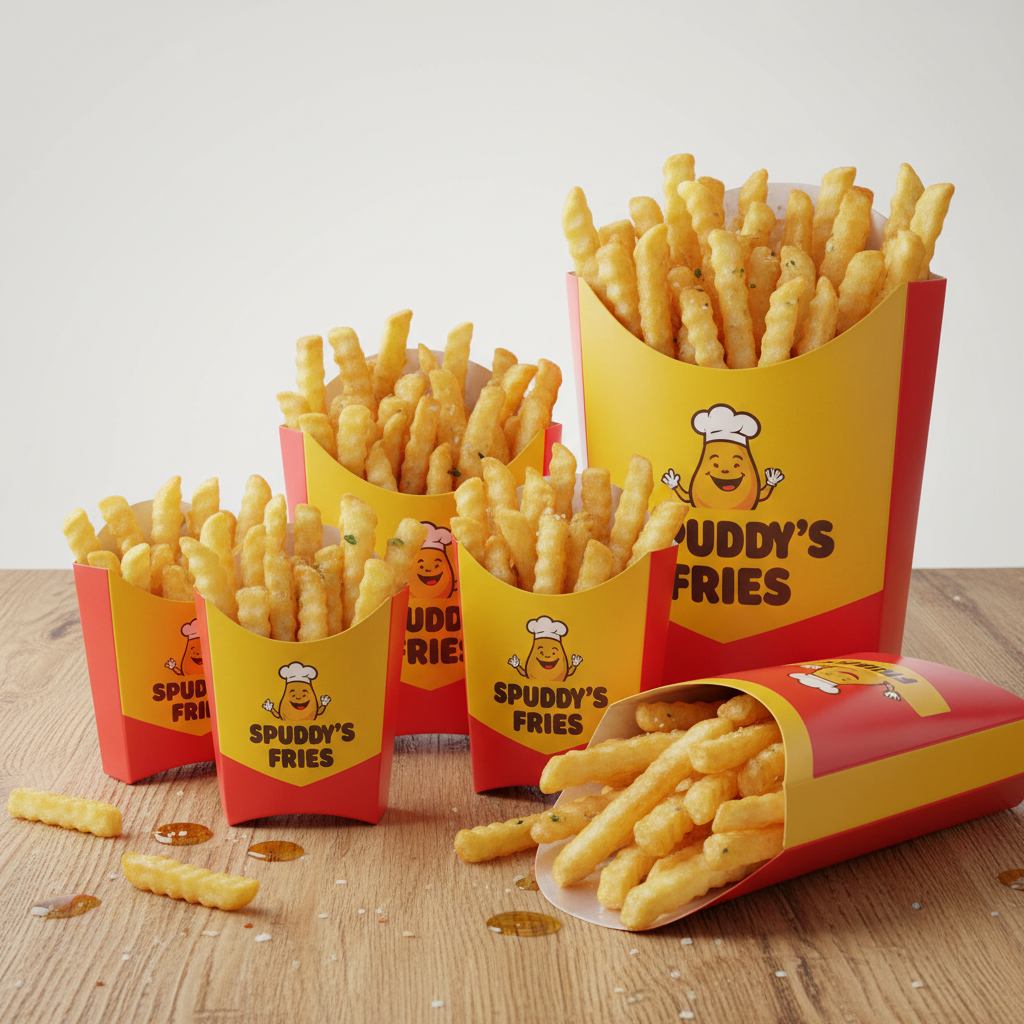 Custom French Fries Box Wholesale: Printing Options, Specs & Ordering Tips