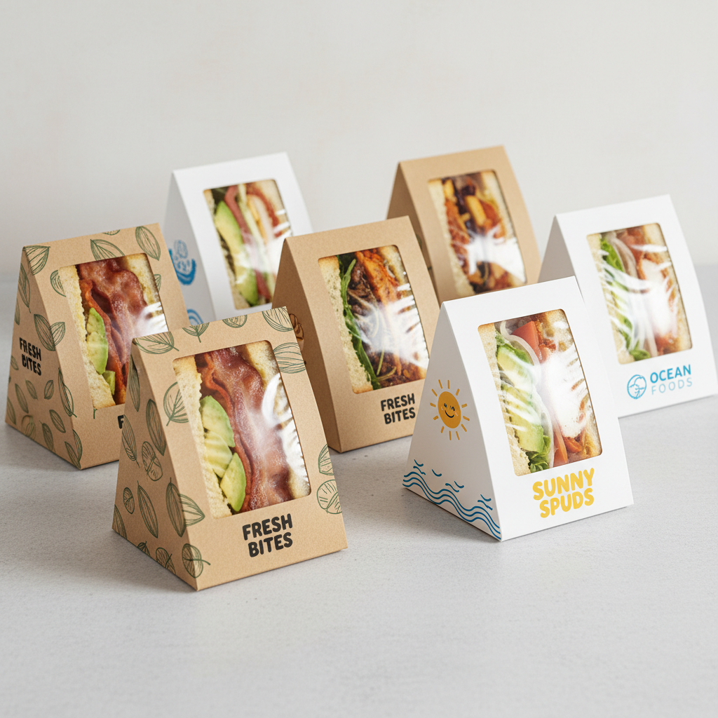 Custom Sandwich Box Wholesale: Printing Options, Specs & Ordering Tips